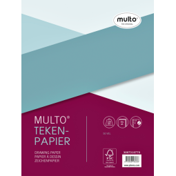 Interieur Multo 17-gaats tekenpapier 120gr 50vel