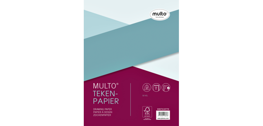 Multo Zeichnungspapier Innen A5 17 Löcher 120g 50 Blatt