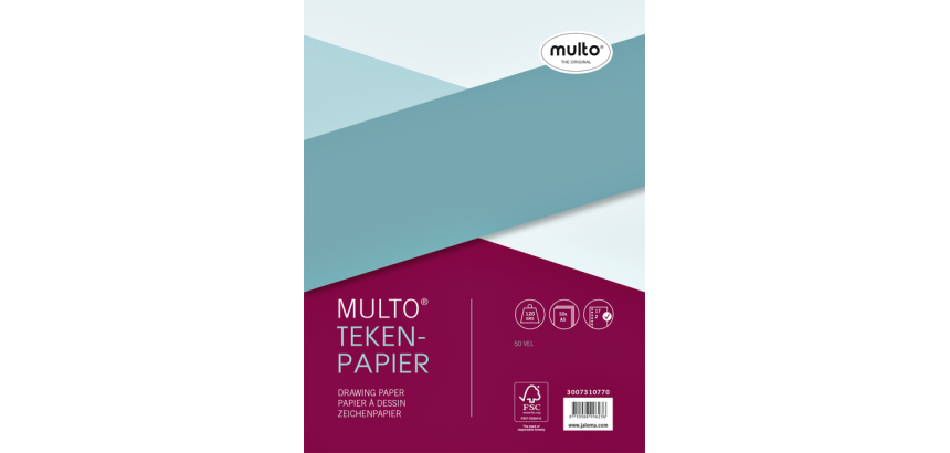 Intérieur Multo papier dessin A5 17 perforations 120g 50 feuilles