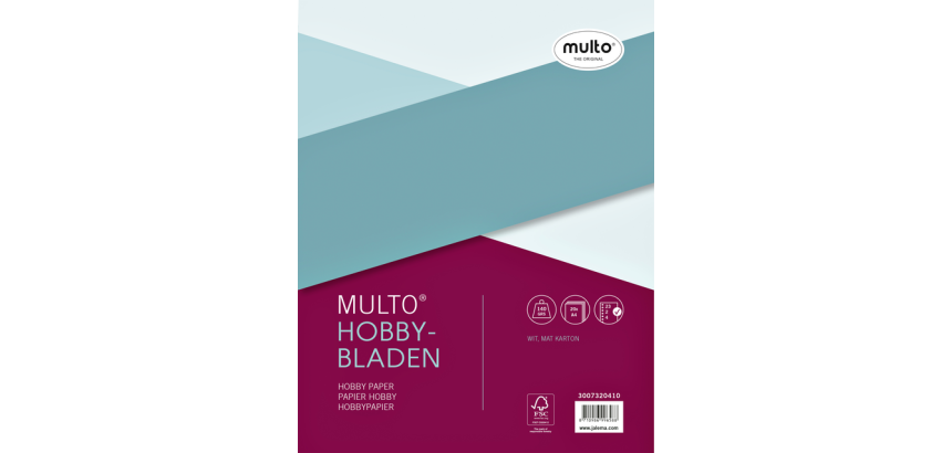 Interieur Multo hobbypapier A4 23R 20 vel
