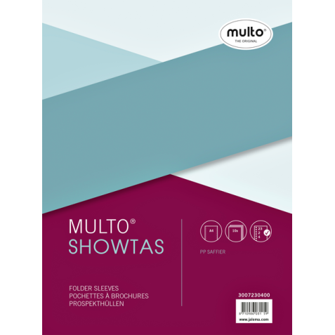 Showtas Multo 23-gaats PP 0.08mm nerf  10 stuks