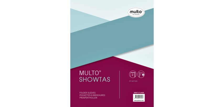 Multo A5 Folder, 17 Holes, PP 0.08mm Textured, 10 Pieces