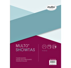 Pochette Multo A3 23 perforations PP 0.08mm  paysage 10 pièces