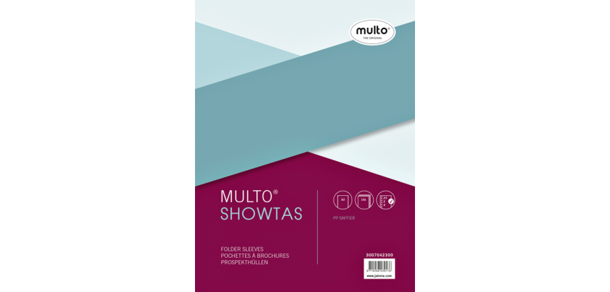 Multo A3 Sleeve 23 Holes PP 0.08mm Landscape 10 Pieces