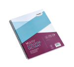Bloc de cours Multo A4 carreau 5x5mm 23 perf 160 pages 80g blanc