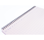 Collegeblok Multo A4 ruit 10x10mm 23-gaats 160 pagina's 80gr wit