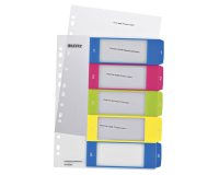 Leitz WOW printbare index, 5 tabs