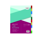 Multo A4 Divider 23 Holes 10 Tabs Assorted PP