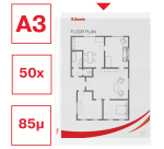 Pochettes Esselte 55231 Standard A3 PP