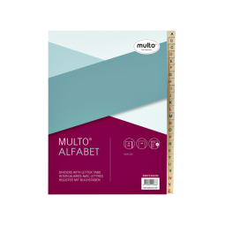 Intercalaires Multo 23 perf 7310230 A-Z chamois carton