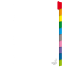 Tabbladen Kangaro 23-gaats PK410M 10-delig wit karton