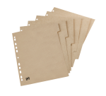 Oxford Touareg Divider A4 11 Holes 5 Natural Cardboard Tabs
