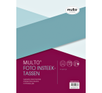 Pochette photo Multo A4 23 perf 3 compartiments 10x15cm + bande PP transparant 10 pièces