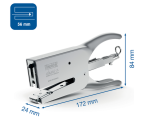 Stapler Rapid Classic K1 50 sheets platinum