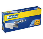 Agrafe Rapid Electric Strong 66/6 galvanisée - Boîte de 5000