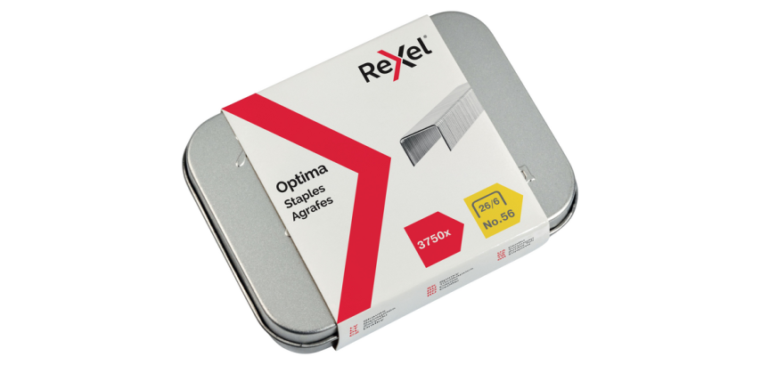 Rexel Optima Staples No. 56 26/6 Galvanized 3750 Pieces