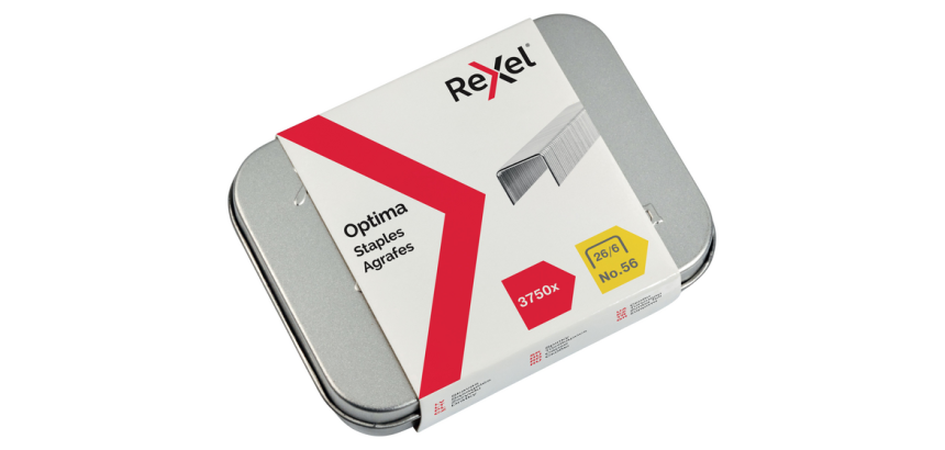 Rexel Optima Staples No. 56 26/6 Galvanized 3750 Pieces