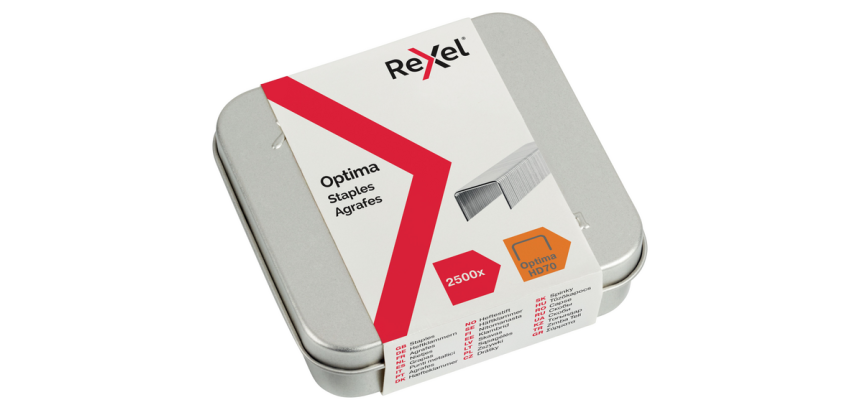 Agrafes Rexel Optima  n°70HD galvanisé 2500 pièces