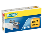 Agrafes Rapid 24/6 acier strong 1000 pièces