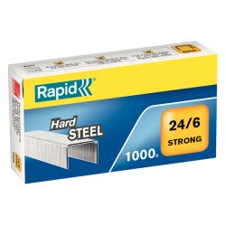 Agrafes Rapid 24/6 acier strong 1000 pièces