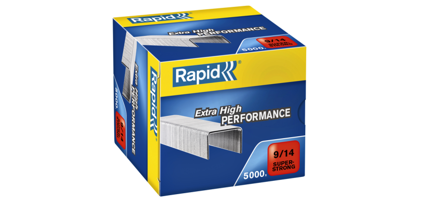 Agrafes Rapid 9/14 galvanisé super strong 5000 pièces