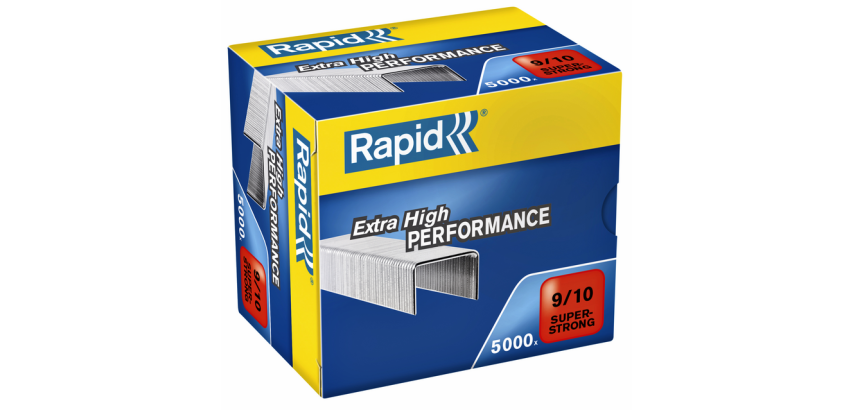 Rapid 9/10 galvanized super strong staples 5000 pieces