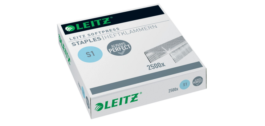 Agrafe Leitz S1 Softpress galvanisé 2500 pièces