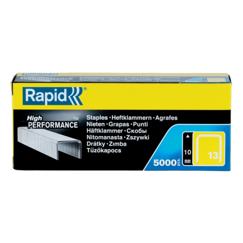 Agrafes Rapid 13/10 galvanisé strong 5000 pièces