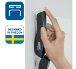 Agrafeuse Rapid Fashion Eco demi-bande 25 feuilles 24-26/6 noir