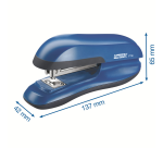 Bureaunietmachine Rapid Fashion full-strip F16 20 vel blauw