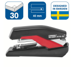 Agrafeuse Rapid SO30C demi-bande 30 feuilles 24/6 noir/rouge