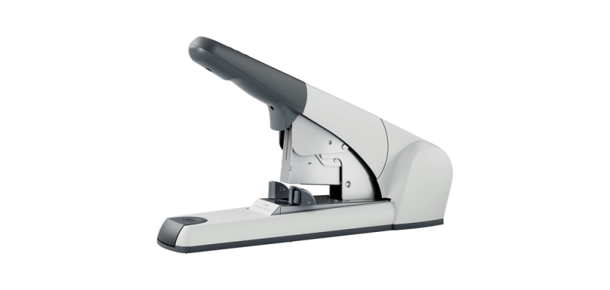 Leitz Heftgerät Heavy Duty Flat Clinch 120 Blatt silber