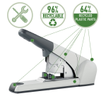 Leitz Heftgerät Heavy Duty Flat Clinch 120 Blatt silber