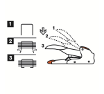 Agrafeuse Rapid Supreme Duax Heavy Duty 170 feuilles argent/orange