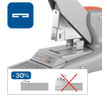 Agrafeuse Rapid Supreme Duax Heavy Duty 170 feuilles argent/orange
