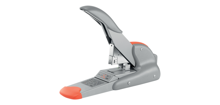 Agrafeuse Rapid Supreme Duax Heavy Duty 170 feuilles argent/orange