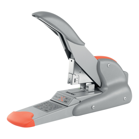 Agrafeuse Rapid Supreme Duax Heavy Duty 170 feuilles argent/orange