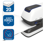 Rapid Optima Grip Electric Stapler 20 Sheets Black/Silver