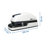 Agrafeuse électrique Rapid Optima 20 20 feuilles argent/noir