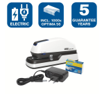 Agrafeuse électrique Rapid Optima 20 20 feuilles argent/noir