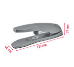 Agrafeuse Rexel Odyssey max 60 feuilles argent