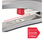 Agrafeuse Rexel Odyssey max 60 feuilles argent