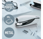 Agrafeuse Leitz NeXXt WOW métal 30 feuilles blanc