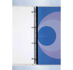 Bande de reliure GBC 21 trous A4 transparent 100 pièces