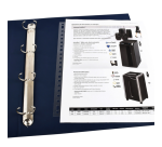 Bande de classement Djois Filestrip universel 271mm 23 anneaux 100 pièces
