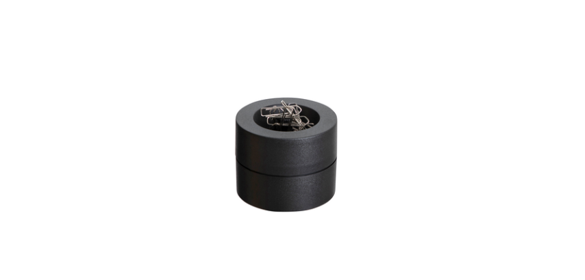 Magnetischer Büroklammernhalter MAULpro Ø73mmx60mm schwarz