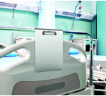 Klembord MAUL Medic A4 staand met boog aluminium met RVS klem