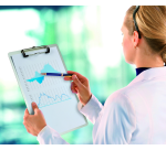 MAUL Klemmbrett A4 Hochformat Aluminium