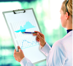 Klembord MAUL A3 staand aluminium