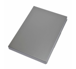 Porte-bloc avec coffret MAULassist A4 ouverture latérale aluminium